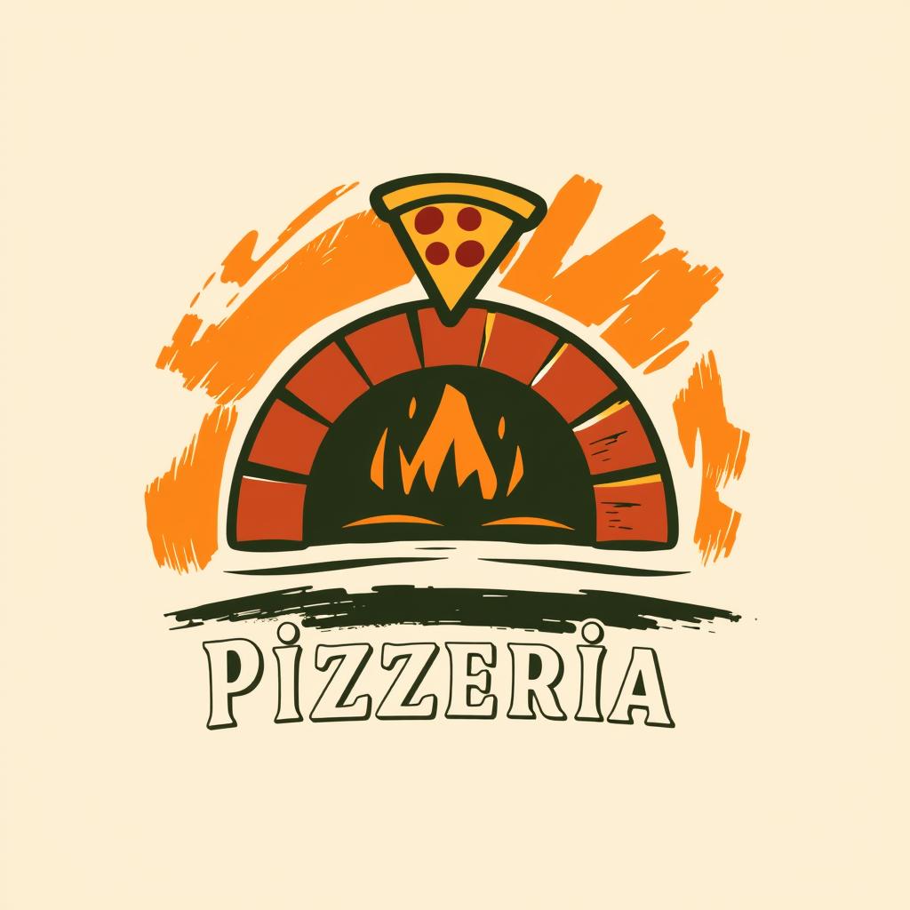 Pizzeria Logo Example